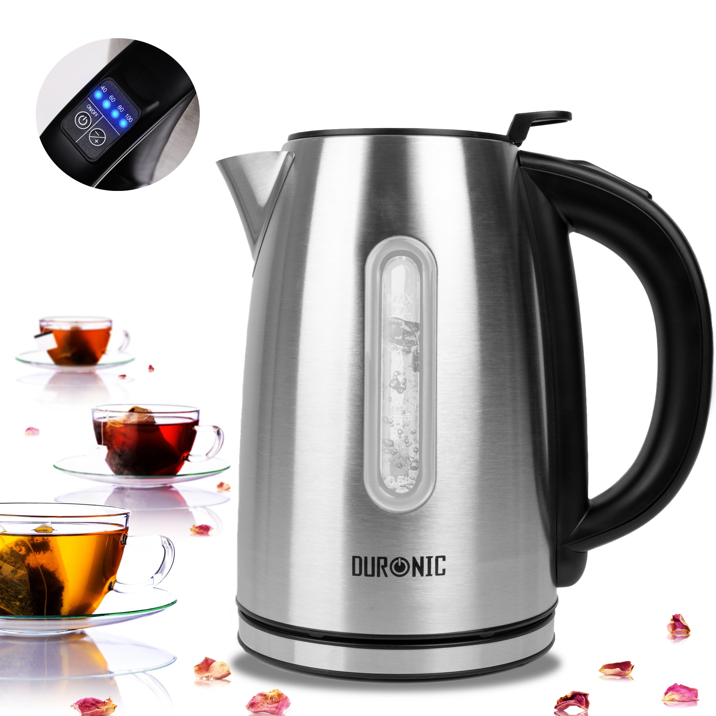 Zoomgoods EK43 electric kettle with temperature control for perfect coffee, tea, hot chocolate