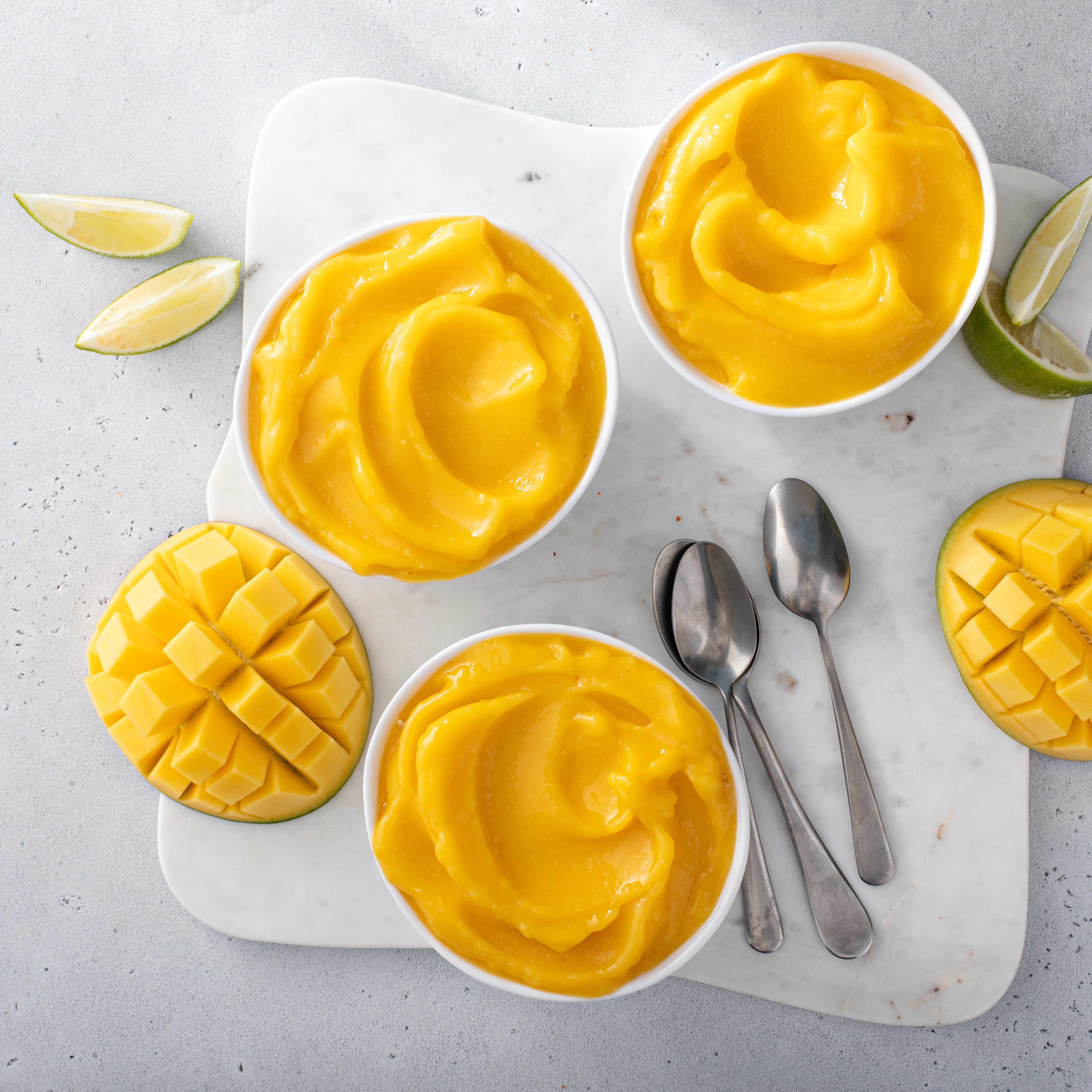 Lemon sorbet created by the Zoomgoods IM540 ice cream maker