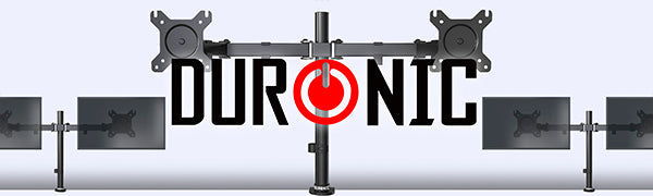 Zoomgoods computer monitor arms showing multiple monitor stands together