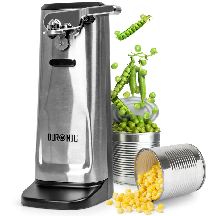 Zoomgoods CO60 electric can opener to open cans of beans, sweetcorn, peas for kitchen, home, office