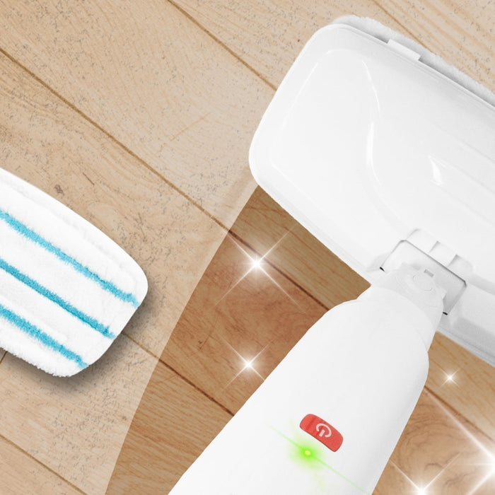 Zoomgoods STM15 white steam mop steam cleaning laminate floor