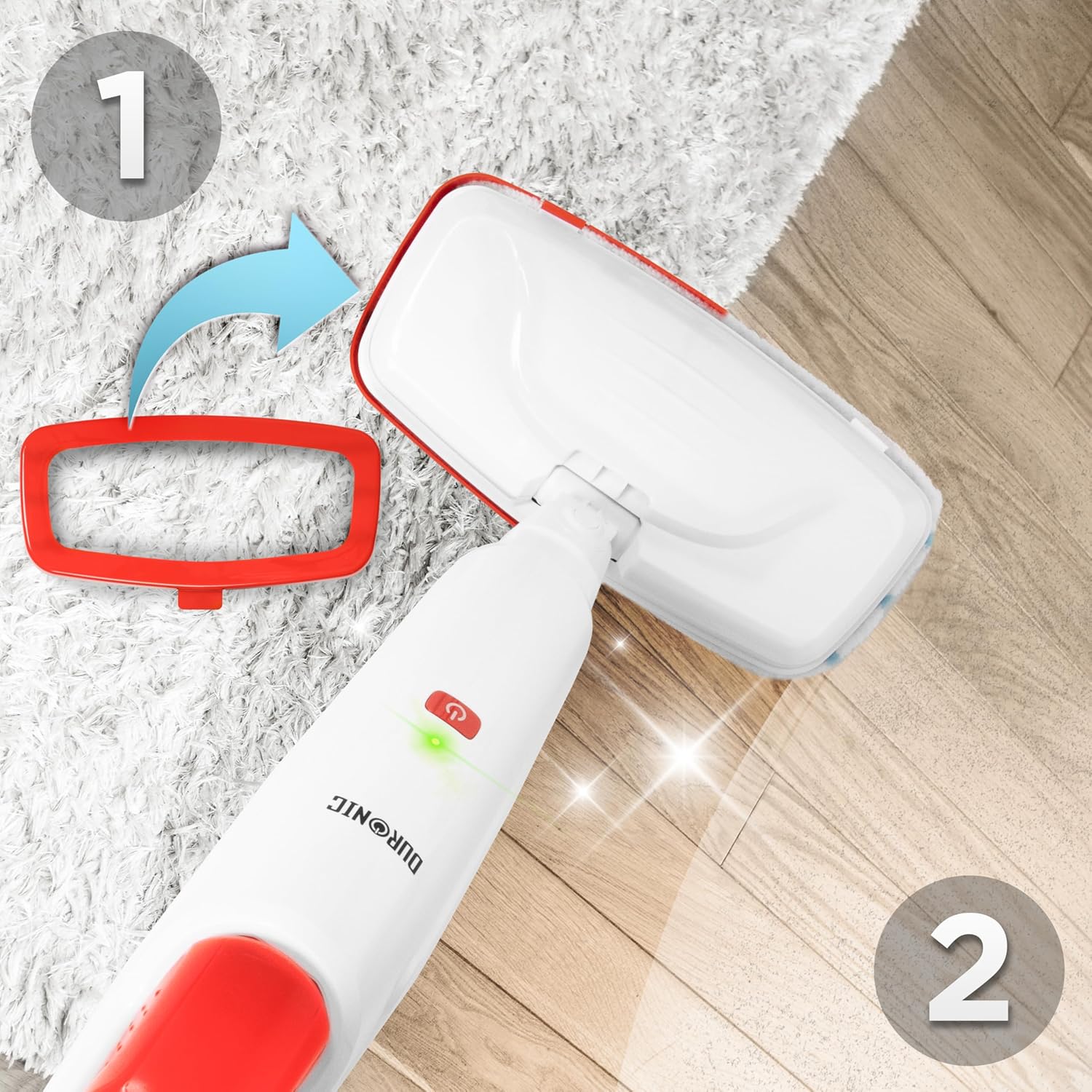 Zoomgoods Steam Mop Cleaning Laminated Floor