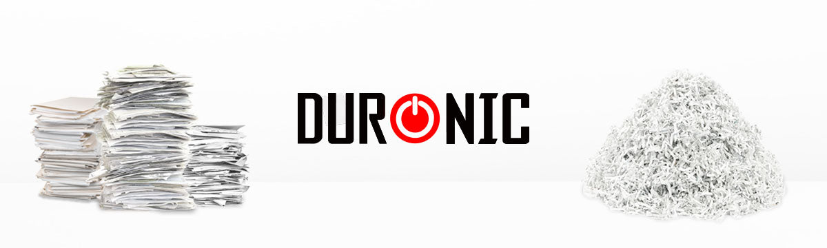 Image depicting stacks of paper to be shredded using the Zoomgoods paper shredders for home, office use