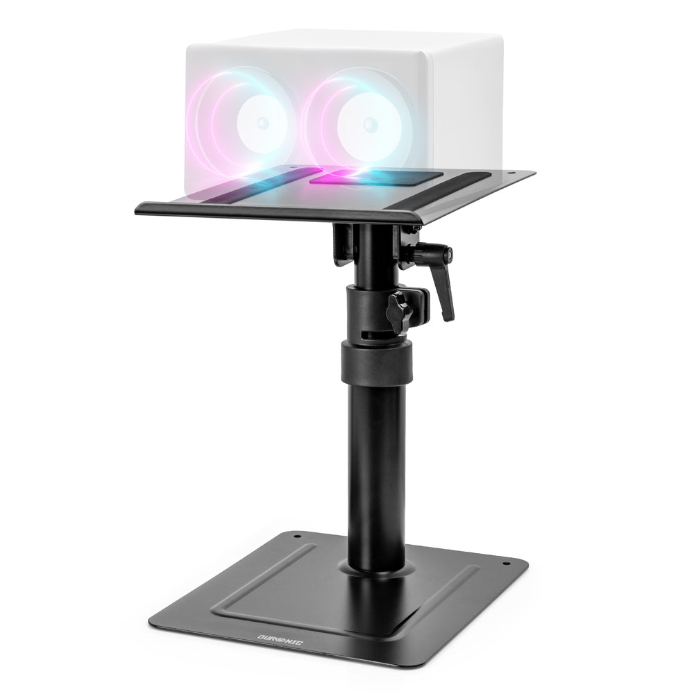 Zoomgoods Speaker Stands SPS20 Height/Tilt Adjustable Desk Mount Speaker Risers, Monitor Speaker Mounts for Bookshelf Speakers, Home Entertainment, Music Presentations, Gaming