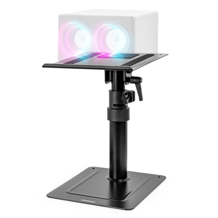 Zoomgoods Speaker Stands SPS20 Height/Tilt Adjustable Desk Mount Speaker Risers, Monitor Speaker Mounts for Bookshelf Speakers, Home Entertainment, Music Presentations, Gaming