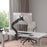 Zoomgoods DM6A1 Dual Monitor Stand, Ergonomic Gas Powered Two 32” Monitor Arms Adjustable PC Desk Mount with VESA 75/100 Compatibility Computer Arm for Home Office Work