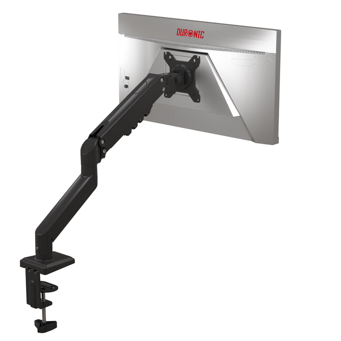 Zoomgoods DM6A1 Dual Monitor Stand, Ergonomic Gas Powered Two 32” Monitor Arms Adjustable PC Desk Mount with VESA 75/100 Compatibility Computer Arm for Home Office Work