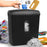Zoomgoods Cross Cut Paper Shredder PS815, Shred 8 Sheet Heavy Duty Small Mini Electric Shredders, Data Shredding Machine for Home Office Use, Shreds Papers, Credit Cards, Envelopes, Documents - Black P4