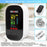 Zoomgoods Finger Pulse Oximeter OX02 Blood Oxygen Saturation & Pulse Rate Monitor CE Certified SpO2 Fingertip Monitor for Home Use Portable Latex Free Oximeters with Digital Display & Lanyard