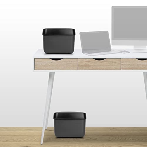 Zoomgoods Cross Cut Paper Shredder PS285 Mini Personal Data Shredders, 3 Sheet Home Office Shredding Machine for Private Documents, Privacy & Security