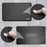 Zoomgoods Anti-Fatigue Mat DM-MAT1 Ergonomic Design for Home, Office Sit Stand Desk Floor Mat, Waterproof Standing With Memory Foam, Foot And Back Relief, 81cm x 51cm Black