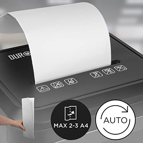 Zoomgoods Cross Cut Paper Shredder PS132 Mini Personal Data Shredders, 3 Sheet Home Office Shredding Machine for Private Documents, Privacy & Security