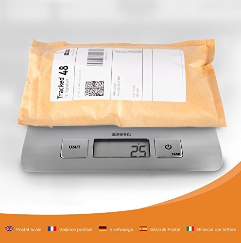 Zoomgoods Digital Kitchen Scales KS1009 Electronic Kitchen Scale Weighing Measuring Baking Scale for Office School Cooking Baking Postal Pet Food Measurement Baker Weight Scale, with Tare LCD Display