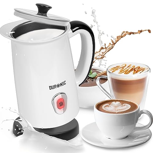Zoomgoods Milk Frother Electric MF130, Coffee Milk Frothers Steamer, Automatic Hot and Cold Foam Maker Hot Chocolate Machine with Milk Heater and Warmer for Cappuccino, Lattes, Coffees and Matcha