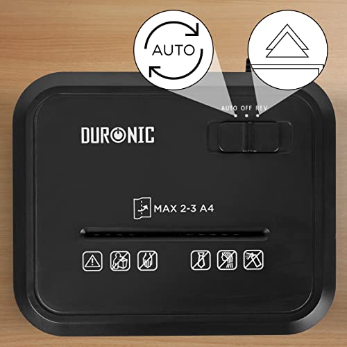 Zoomgoods Cross Cut Paper Shredder PS132 Mini Personal Data Shredders, 3 Sheet Home Office Shredding Machine for Private Documents, Privacy & Security