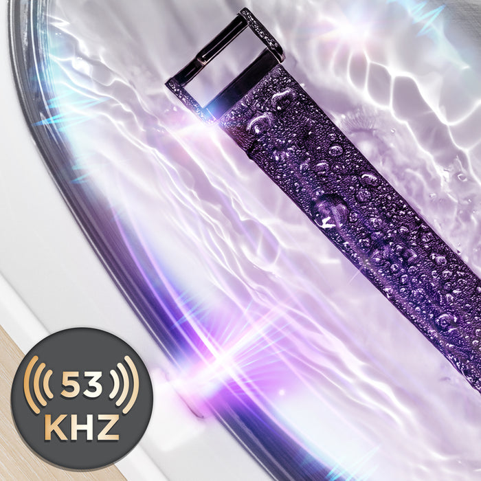 Zoomgoods Ultrasonic Cleaner UC60 Lightweight Jewelry Cleaner with 53KHz Portable 50W Watch Cleaner 600ml Ultra Sonic Jewellery Cleaner Compact Cleaners for Jewelery Denture Ring Glasses