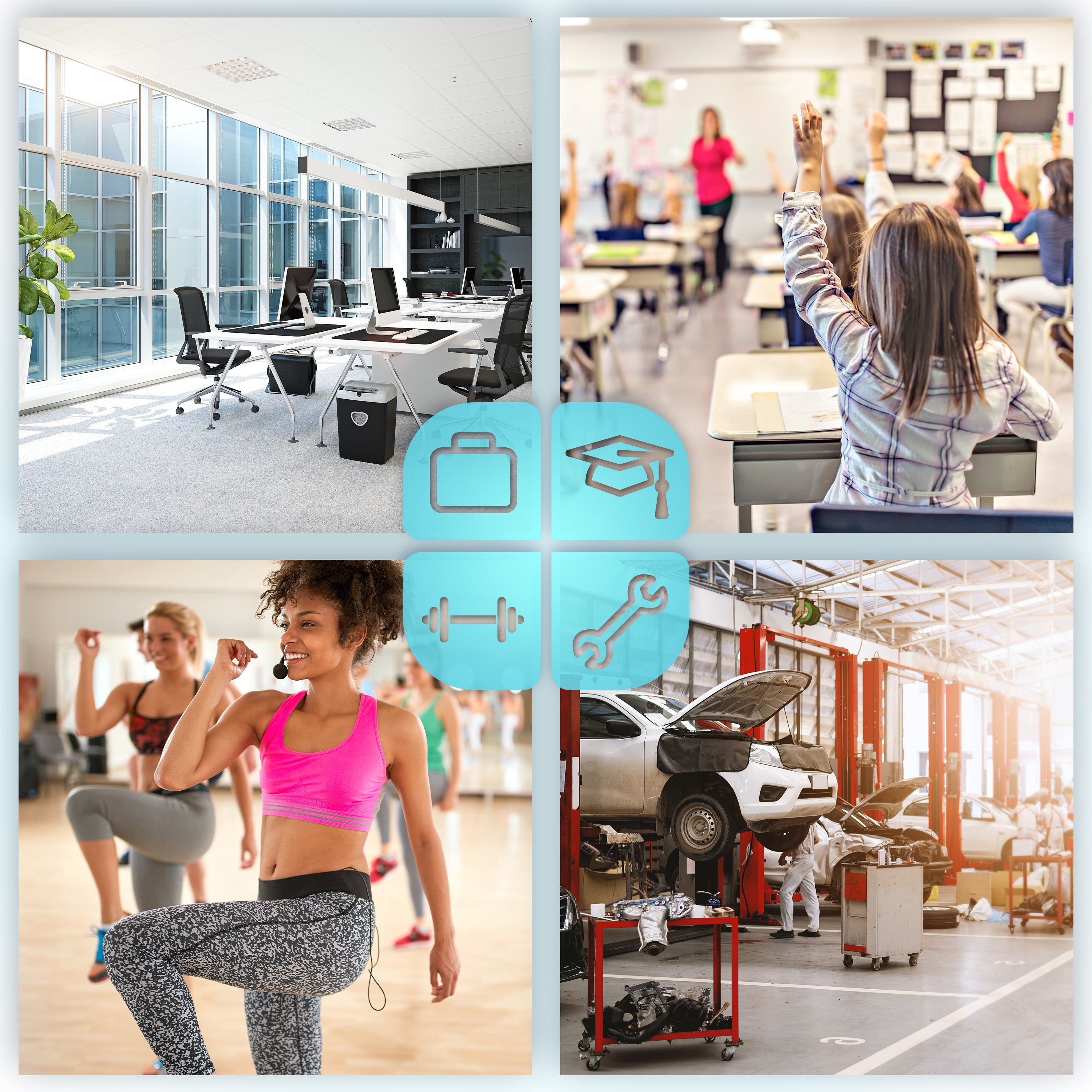 Zoomgoods Floor Fan FN16, Electric Cooling Fan, Portable Pedestal Stand, Lightweight Adjustable Tilt, 3 Chrome Blades, 4 Speeds, High Velocity Industrial Floor Standing Fan for Home Bedroom Office Gym