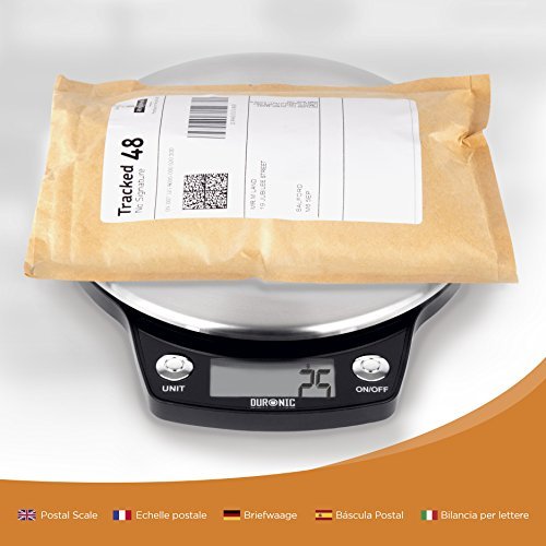 Zoomgoods Digital Kitchen Scale KS6000 RD Kitchen Scales with Bowl, Weighing Scale, Baking Scale for Cooking Baking Pet Food Postal, Food Scale Weight Scale, Electronic Scale with Backlit LCD Display