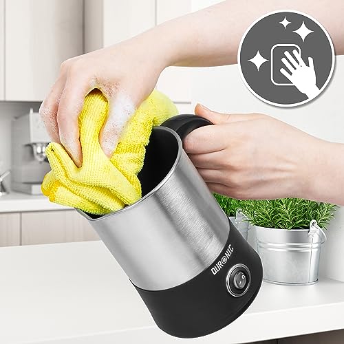 Zoomgoods Milk Frother Electric MF300, Coffee Milk Frothers Steamer, Automatic Hot and Cold Foam Maker Hot Chocolate Machine with Milk Heater and Warmer for Cappuccino, Lattes, Coffees and Matcha