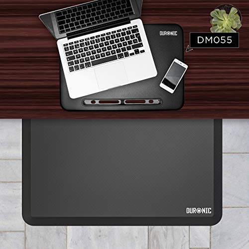 Zoomgoods Anti-Fatigue Mat DM-MAT1 Ergonomic Design for Home, Office Sit Stand Desk Floor Mat, Waterproof Standing With Memory Foam, Foot And Back Relief, 81cm x 51cm Black