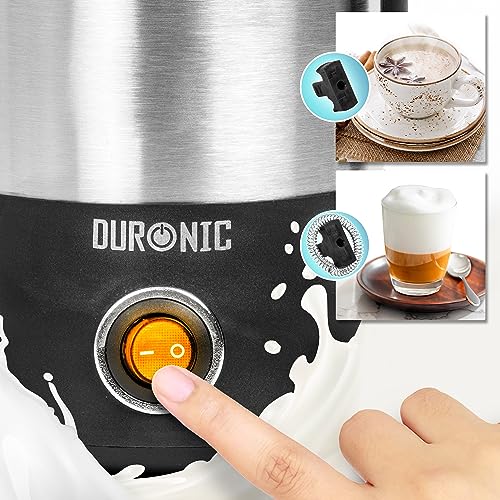 Zoomgoods Milk Frother Electric MF300, Coffee Milk Frothers Steamer, Automatic Hot and Cold Foam Maker Hot Chocolate Machine with Milk Heater and Warmer for Cappuccino, Lattes, Coffees and Matcha
