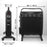 Zoomgoods Electric Heater HV180 BK Oil Free Convection Heaters, Micathermic Panel Heaters, Portable Radiator with Mica Panels Convector Radiators for Heating Up Homes, Bedrooms, Offices & Garage Spaces