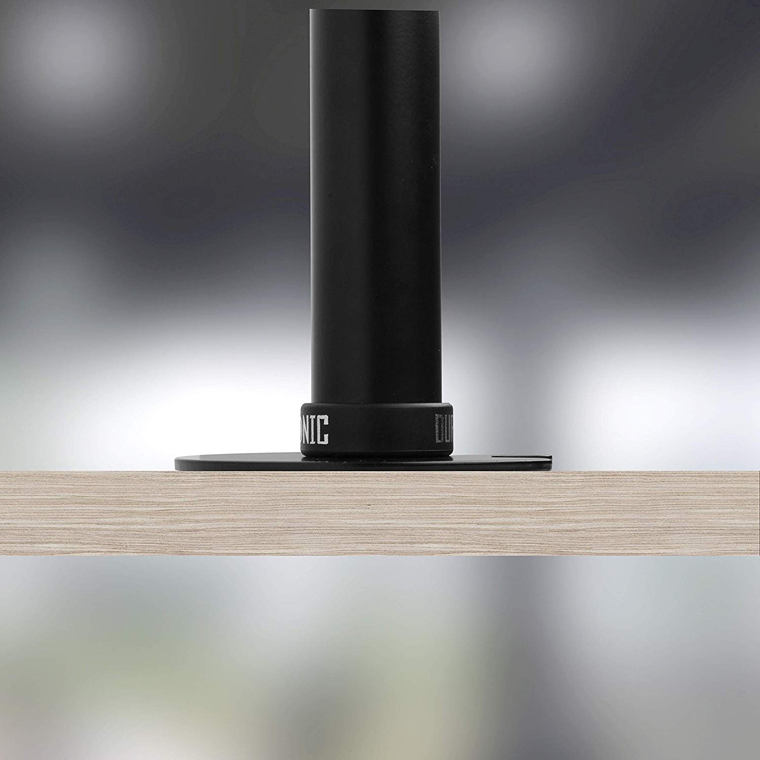 Zoomgoods Grommet 1 for Monitor Arm Stand DM-GR-01 | Adaptor for Fixing Monitor Arm Bracket via a Hole in the Desk | Compatible with DM15, DM25, DM35 and DM45 Ranges | Black Steel