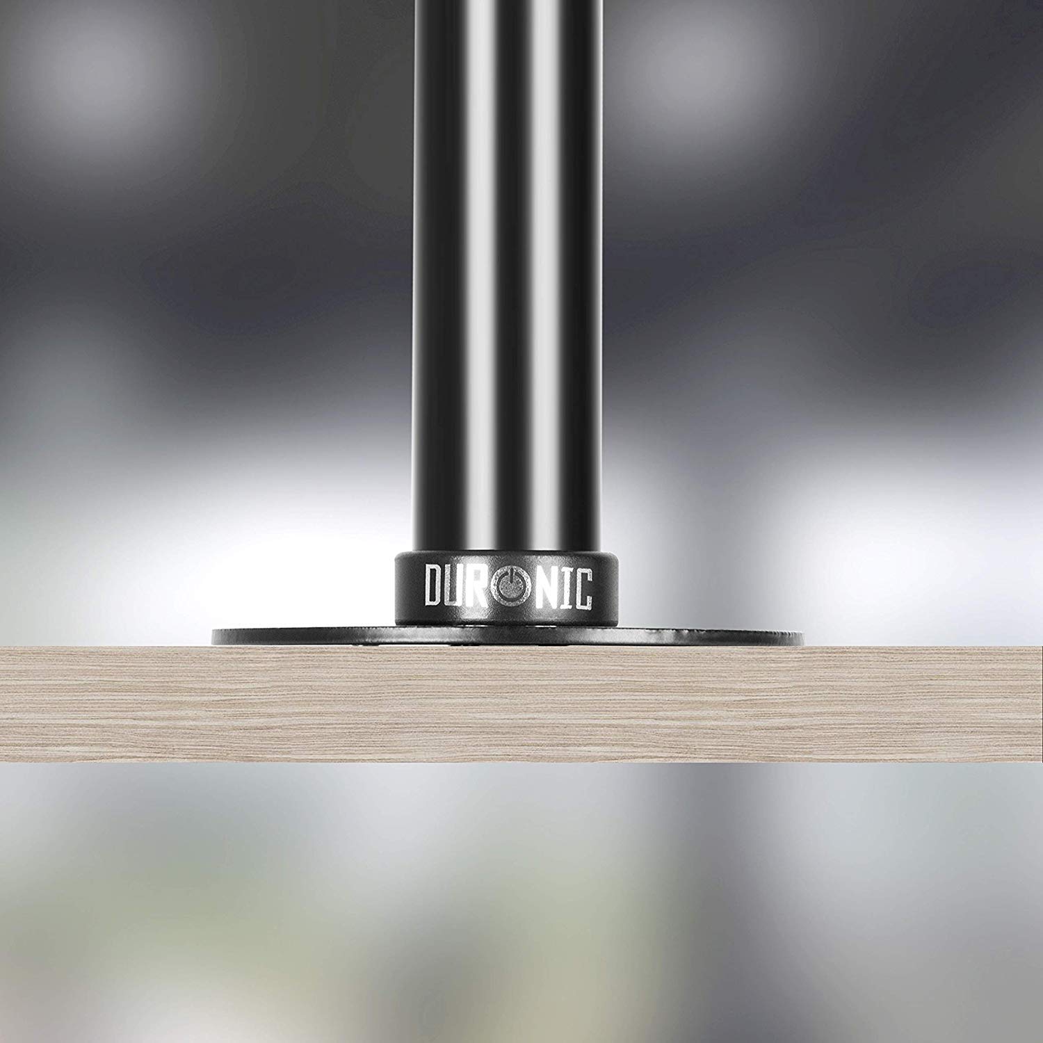 Zoomgoods Grommet 1 for Monitor Arm Stand DM-GR-01 | Adaptor for Fixing Monitor Arm Bracket via a Hole in the Desk | Compatible with DM15, DM25, DM35 and DM45 Ranges | Black Steel