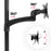 Zoomgoods Monitor Arm Stand DM451X2 | Single PC Desk Mount | Aluminium | Height Adjustable | For One 13-27 LED LCD Screen | VESA 75/100 | 13kg Per Screen | Tilt -90°/-45°, Rotate 360°
