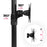 Zoomgoods Monitor Arm Stand DM451X1 | Single PC Desk Mount | Aluminium | Height Adjustable | For One 15-27 LED LCD Screen | VESA 75/100 | 13kg Per Screen | Tilt -20°/-20°, Rotate 360°…