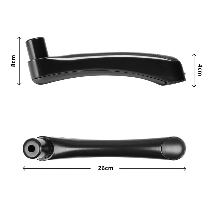 Zoomgoods Spare Monitor Arm DM45 DM55 [SINGLE] 1x Arm Compatible with All Zoomgoods Monitor Desk Mounts and Poles | BLACK | Aluminium | Use to Extend DM451, DM452, DM453, DM454