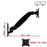 Zoomgoods Monitor Arm Wall Mount DM55W1X1 | Bracket for Single PC Computer Screen | Aluminium | For One 15”-27” LED LCD TV Television | VESA 75/100 Fixing | Tilt +85°/-90°, Swivel 180°, Rotate 360°