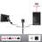 Zoomgoods Monitor Arm Stand DM653 | Triple Gas-Powered PC Desk Mount | BLACK | Height Adjustable | For Three 15-27 LED LCD Screens | VESA 75/100 | 8kg Capacity | Tilt -90°/+85°,Swivel 180°,Rotate 360°