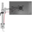 Zoomgoods Monitor Arm Single DM351X3 SR Height Adjustable Monitor Riser Clamp for 13-27” Screens Monitor Stand with VESA 75 100 Desk Monitor Mount with 10kg Capacity for Home Office Work Gaming