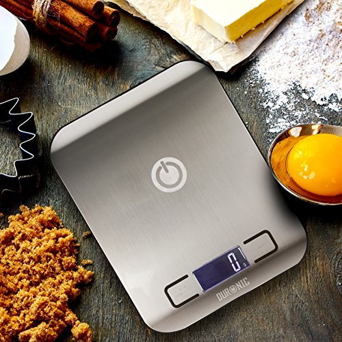 Zoomgoods Digital Kitchen Scales KS1007, Kitchen Weighing Scale for Cooking, Baking, Pet Food, Post, Food, Weight & Electronic Scale with Tare Function