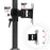 Zoomgoods Monitor Stand Dual DM35V2X1, Double Monitor Arm, Vertical Monitor Mount for Two 13-27” PC Screens, Adjustable Vertical Desk Mounts with VESA 75 100 Home Office Work Monitor Riser