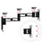 Zoomgoods Monitor Wall Mount DM35W1X3, Single Monitor Arm for One 13-27” PC Screen, Monitor Riser Single, Adjustable Monitor Stand with VESA 75 100, Desk Monitor Mount for Home Office Work