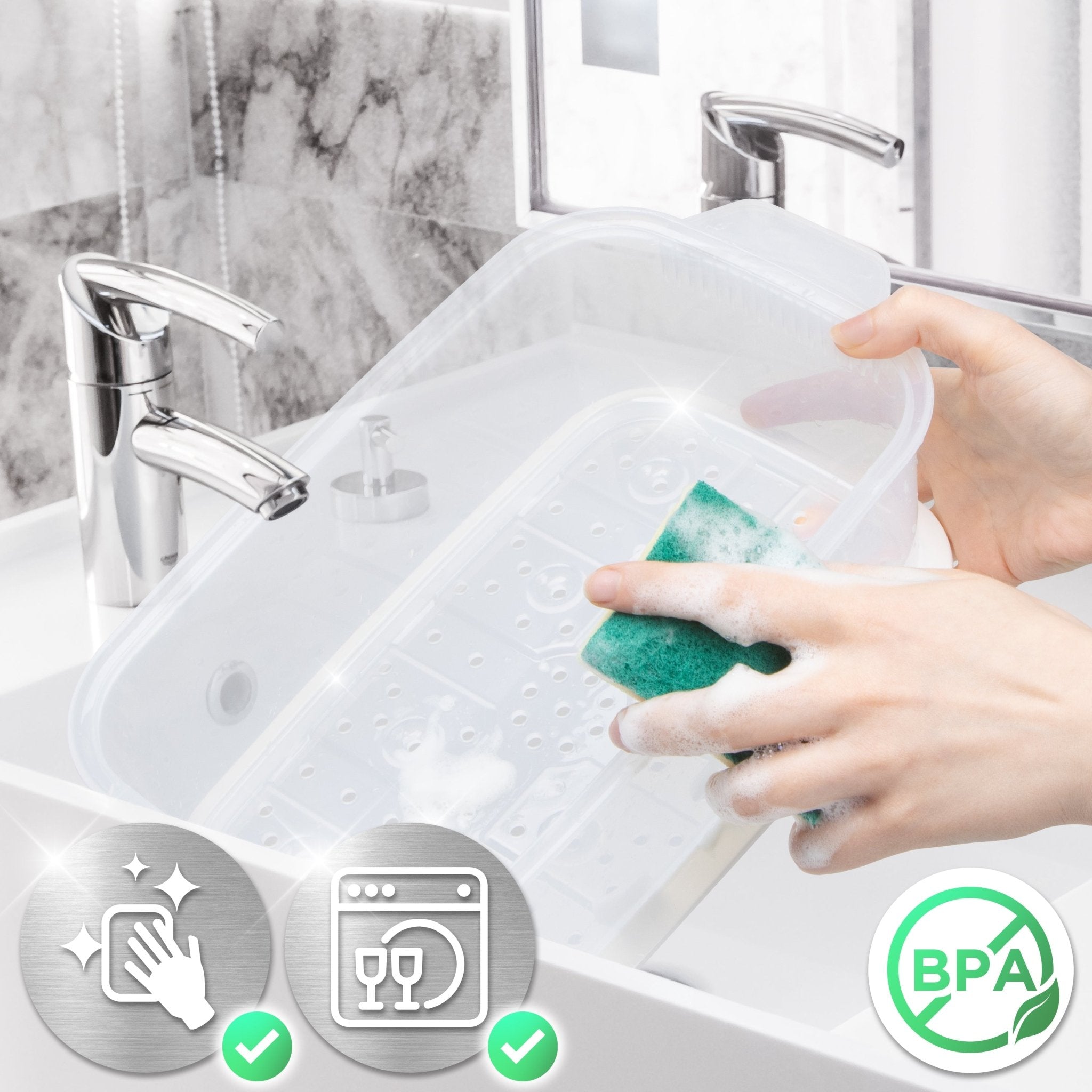 Zoomgoods 3 Tier Food Steamer FS95 Electric Veggie Steamers for Food Cooking Kitchen Steamer for Eggs Rice Meat Momos & Steaming Fish Baby Food Steamer Steam Cooker 9L Steamer Pot