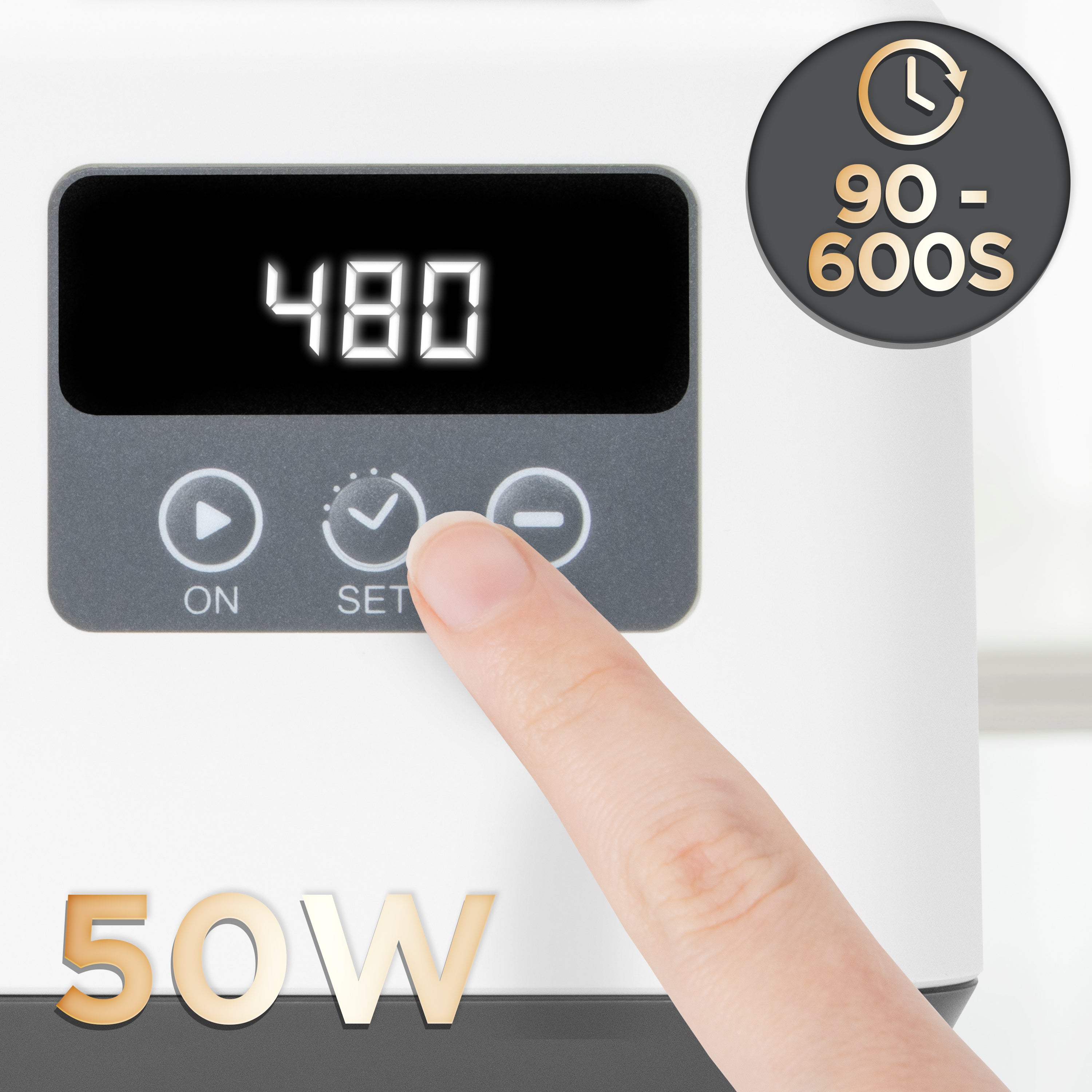 Zoomgoods Ultrasonic Cleaner UC60 Lightweight Jewelry Cleaner with 53KHz Portable 50W Watch Cleaner 600ml Ultra Sonic Jewellery Cleaner Compact Cleaners for Jewelery Denture Ring Glasses