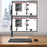 Zoomgoods Monitor Stand Dual DM35V2X2 Double Monitor Arm Desk Mount for Two 13-27” PC Screens, Height Adjustable Vertical Monitor Mounts with VESA 75 100 Monitor Riser Home Office