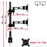 Zoomgoods Monitor Stand Dual DM35V2X2 Double Monitor Arm Desk Mount for Two 13-27” PC Screens, Height Adjustable Vertical Monitor Mounts with VESA 75 100 Monitor Riser Home Office