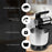 Zoomgoods Stand & Hand Mixer SM3, Mixer for Baking, 300W Hand Held Mixer Stand with 5 Accessories, Free Standing Food Mixer for Bread, Cakes & Doughs