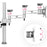 Zoomgoods Monitor Arm Single DM351X3 SR Height Adjustable Monitor Riser Clamp for 13-27” Screens Monitor Stand with VESA 75 100 Desk Monitor Mount with 10kg Capacity for Home Office Work Gaming