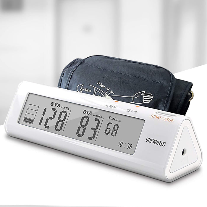 Zoomgoods Blood Pressure Monitor BPM450 Upper Arm | Automatic | BP Machine for Professional and Home Use | Large Digital LCD Display | Desktop | 60 Record Memory | Medium-Large 22cm-42cm Cuff