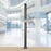 Zoomgoods DM15 DM25 DM35 80cm Pole BLACK | Zoomgoods Monitor Desk Mount Arm Compatible | Black | Steel | Extra Long | 800mm Length | 32mm Diameter | Clamp Included