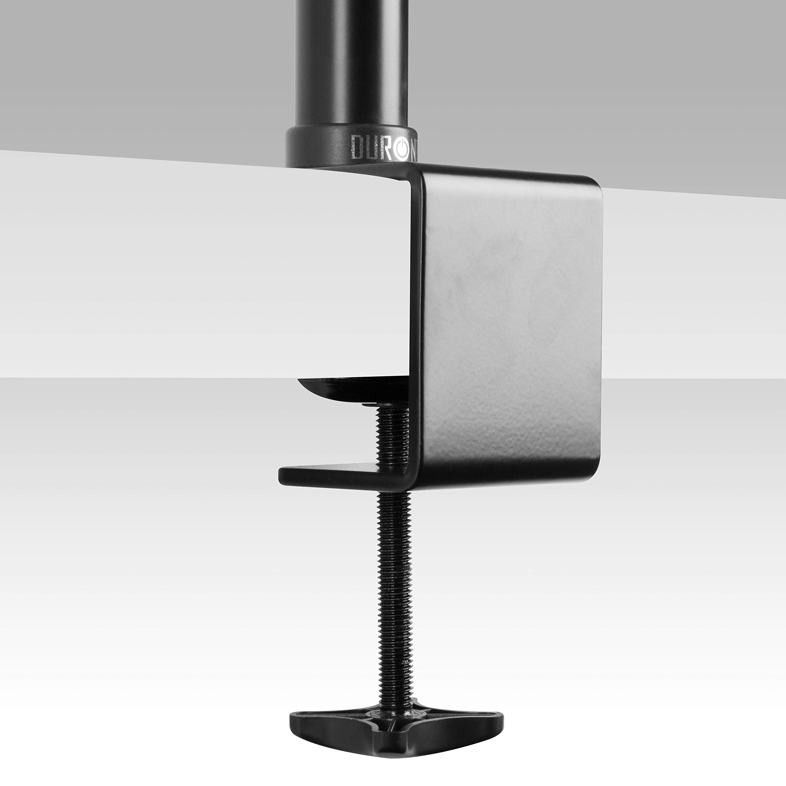 Zoomgoods DM15 DM25 DM35 60cm Pole BLACK | Compatible with All Zoomgoods Monitor Desk Mount Arms | Black | Steel | Long | 600mm Length | 32mm Diameter | Clamp Included