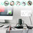 Zoomgoods Surge Protected Extension Lead ST8W Tower Extension Leads with USB Multiplug Adapter Cord for UK Plugs 8 Way with 2x USB Slots and 1x USB-C Slot Long White Power Cords Multi Outlet Socket