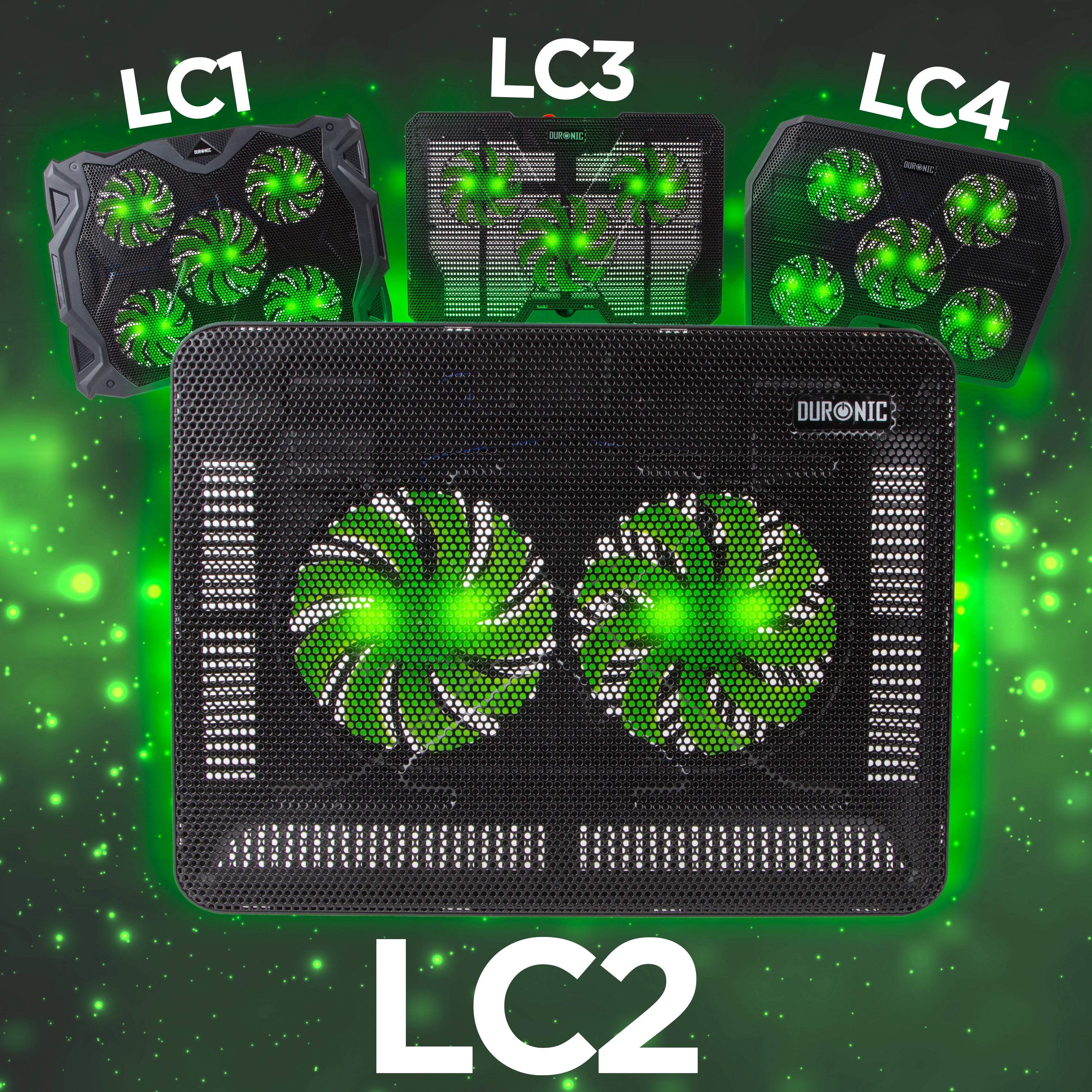 Zoomgoods Laptop Cooling Pad LC2, Ergonomic Cooler Stand for 11