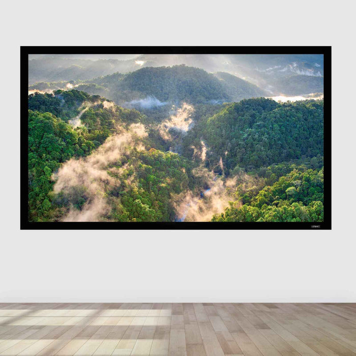 Zoomgoods Projector Screen FFPS120/169 Wall Mountable HD Projection Screens, 120” Fixed Frame Movie Screen, 16:9 Ratio Home Theatre Cinema Screen, Ideal for Home, Classroom, Office Presentations