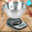 Zoomgoods Digital Kitchen Scale KS5000 RD/SS Kitchen Scales with Bowl, Weighing Scale, Baking Scale for Cooking Baking Pet Food Postal, Food Scale Weight Scale, Electronic Scale with Backlit LCD Display